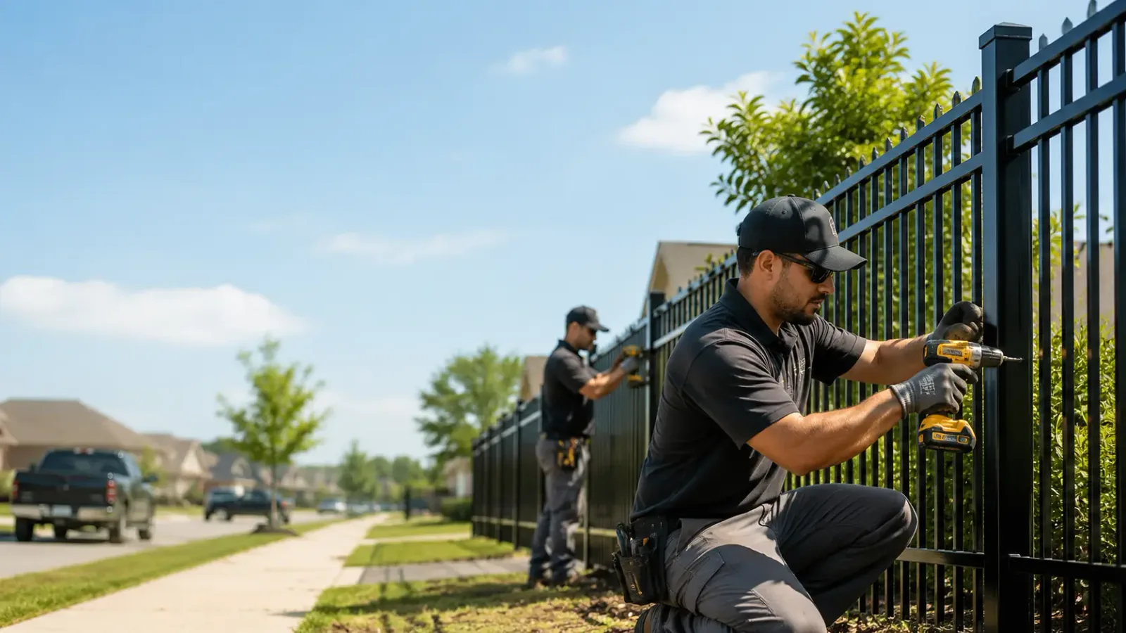 Metal Fence Installation in South Milford, IN